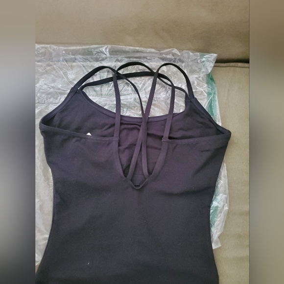 Capezio Women's Double Strap Camisole Leotard for Ballet, Large, Black, New - Picture 5 of 14